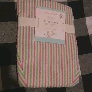 NWT Pottery Barn kids small Easter basket liner